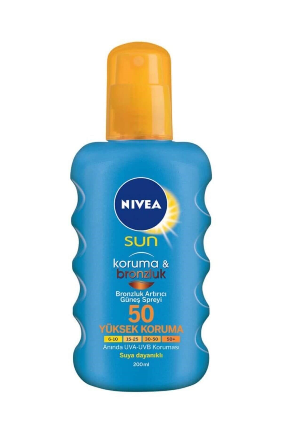 Nivea Nivea Sun Koruma & Bronzluk Güneş Spreyi SPF50 200 ml