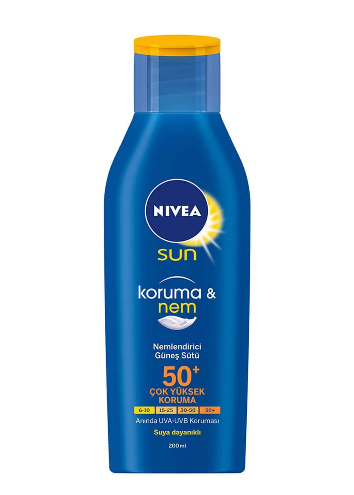 Nivea Nivea Sun Koruma & Nem Nemlendirici Güneş Sütü SPF50+ 200 ml