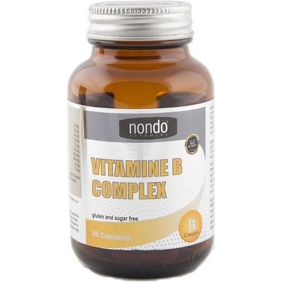 NONDO Nondo Vitamine B Complex 30 Kapsül