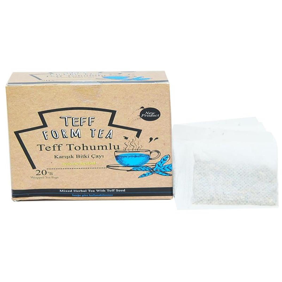 Nurse Harvey's Nurs Teff Tohumlu Karışık Bitki Çayı 20 Süzen Poşet