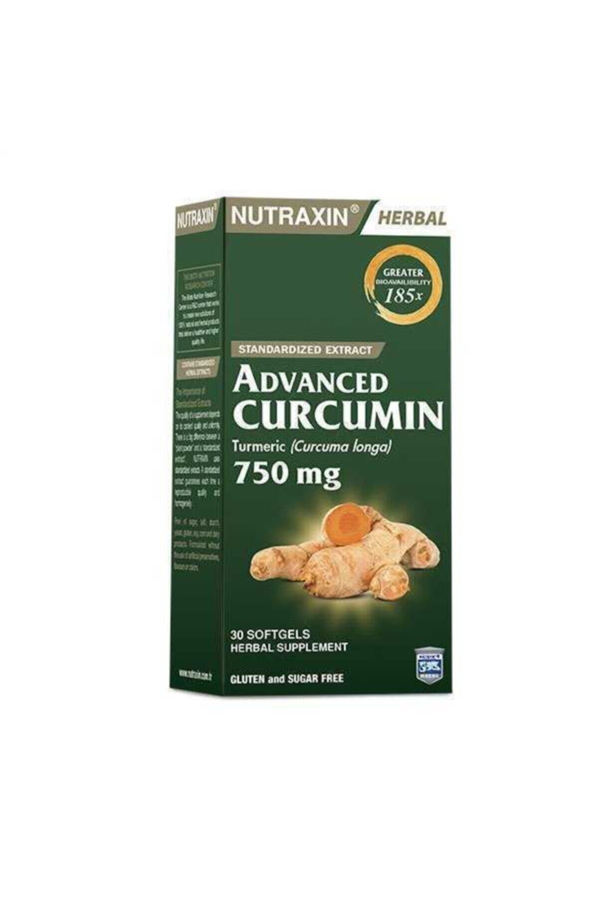 NUTRAXİN Nutraxin Advanced Curcumin 750 mg 30 Softgel