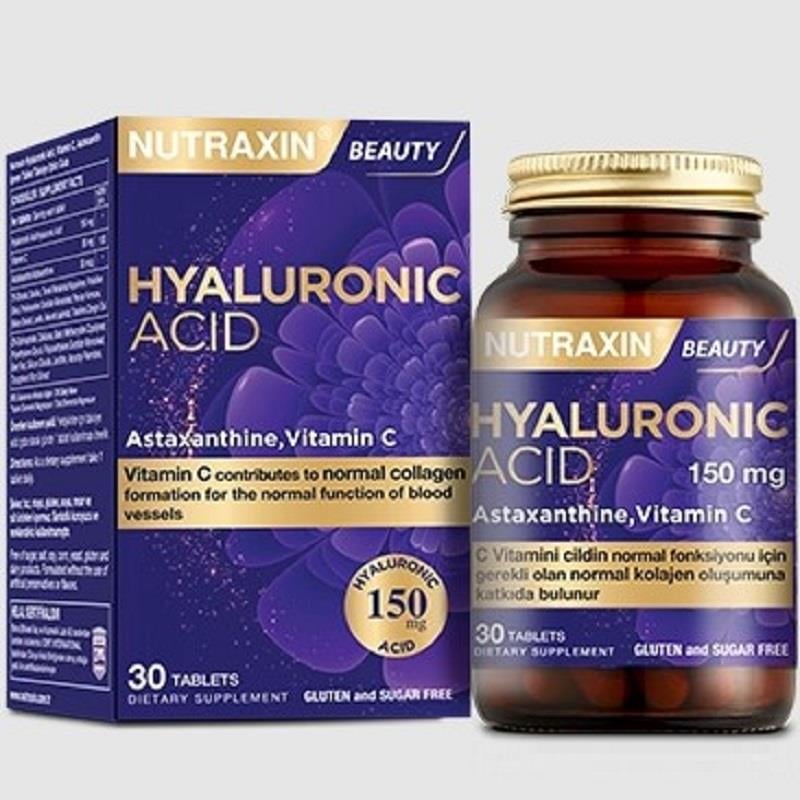Nutraxin Nutraxin Beauty Hyaluronik Acid 30 Tablet