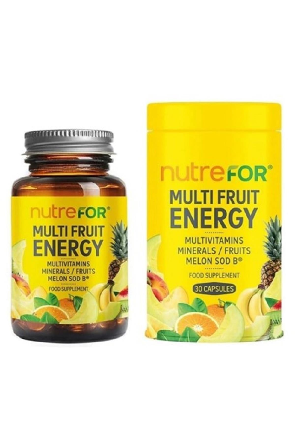 NUTREFOR Nutrefor Multi Fruit Energy 30 Kapsül