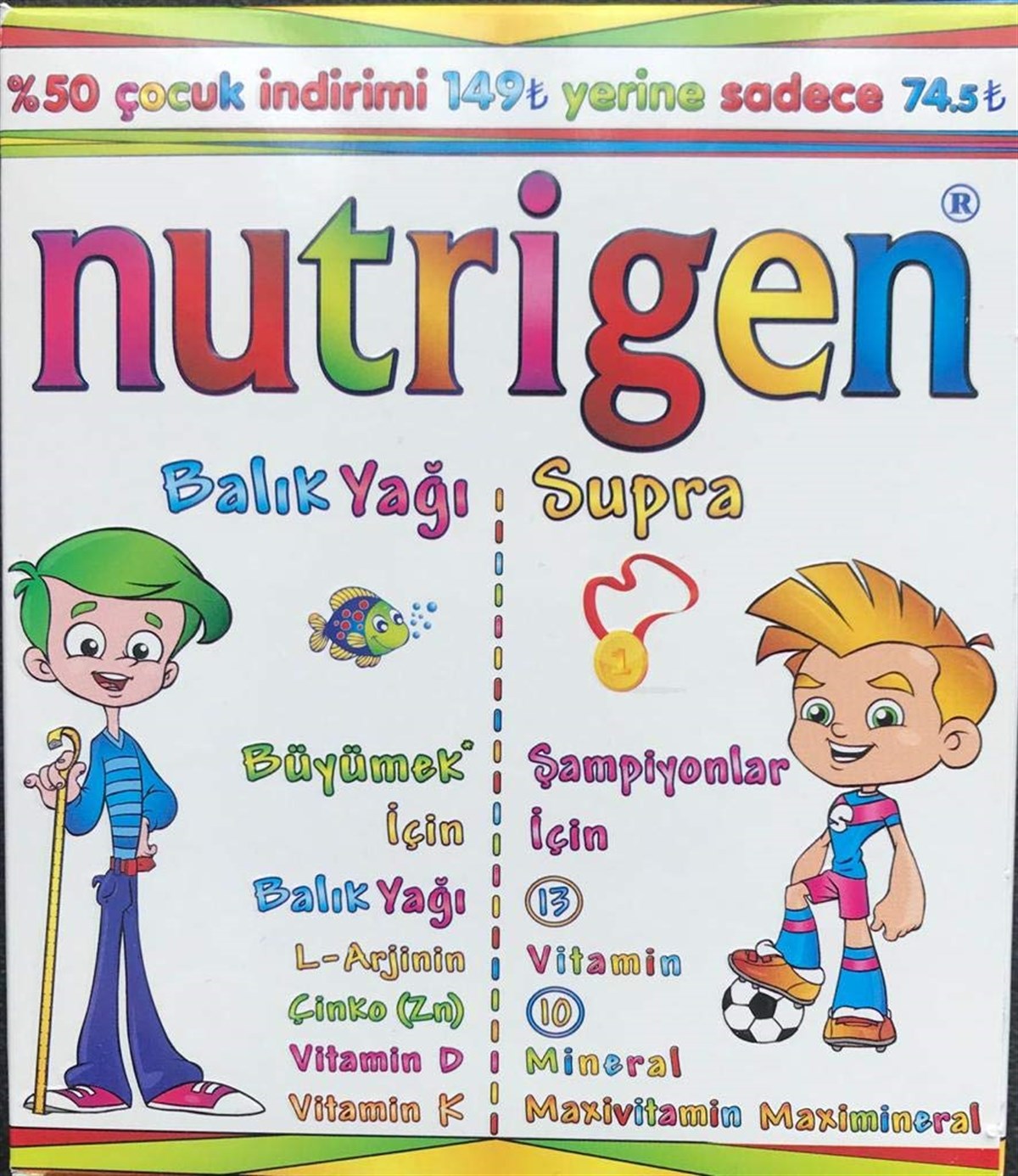 Nutrigen Nutrigen Balık Yağı Supra 2'li Kofre