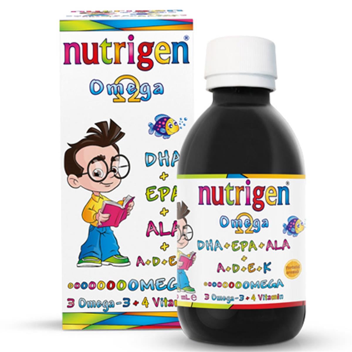 Nutrigen Nutrigen Omega 3 Balık Yağı Şurubu Portakal Aromalı 200 ml