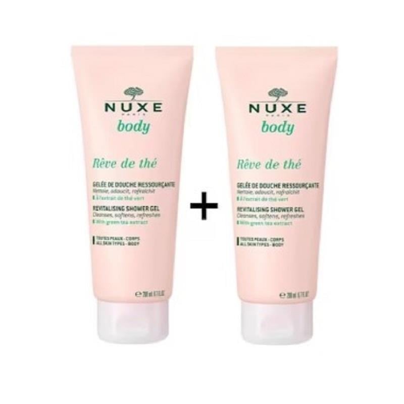 Nuxe Nuxe Body Reve De The Revitalising Shower Gel 200 ml - 2 Adet
