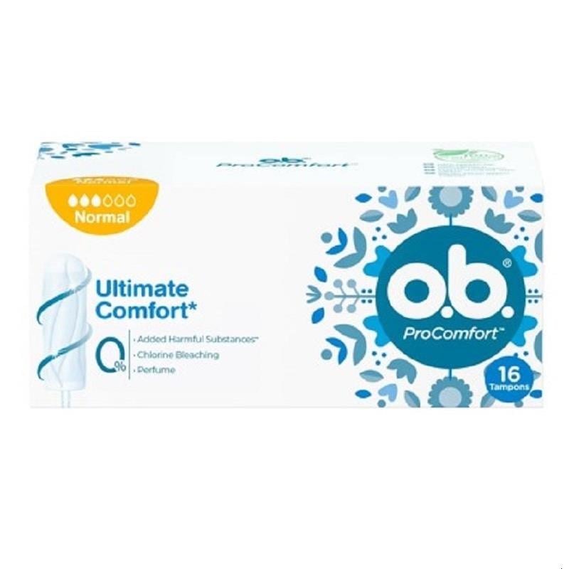 O.B. O.B. Ultimate Comfort Tampon Normal 16'lı