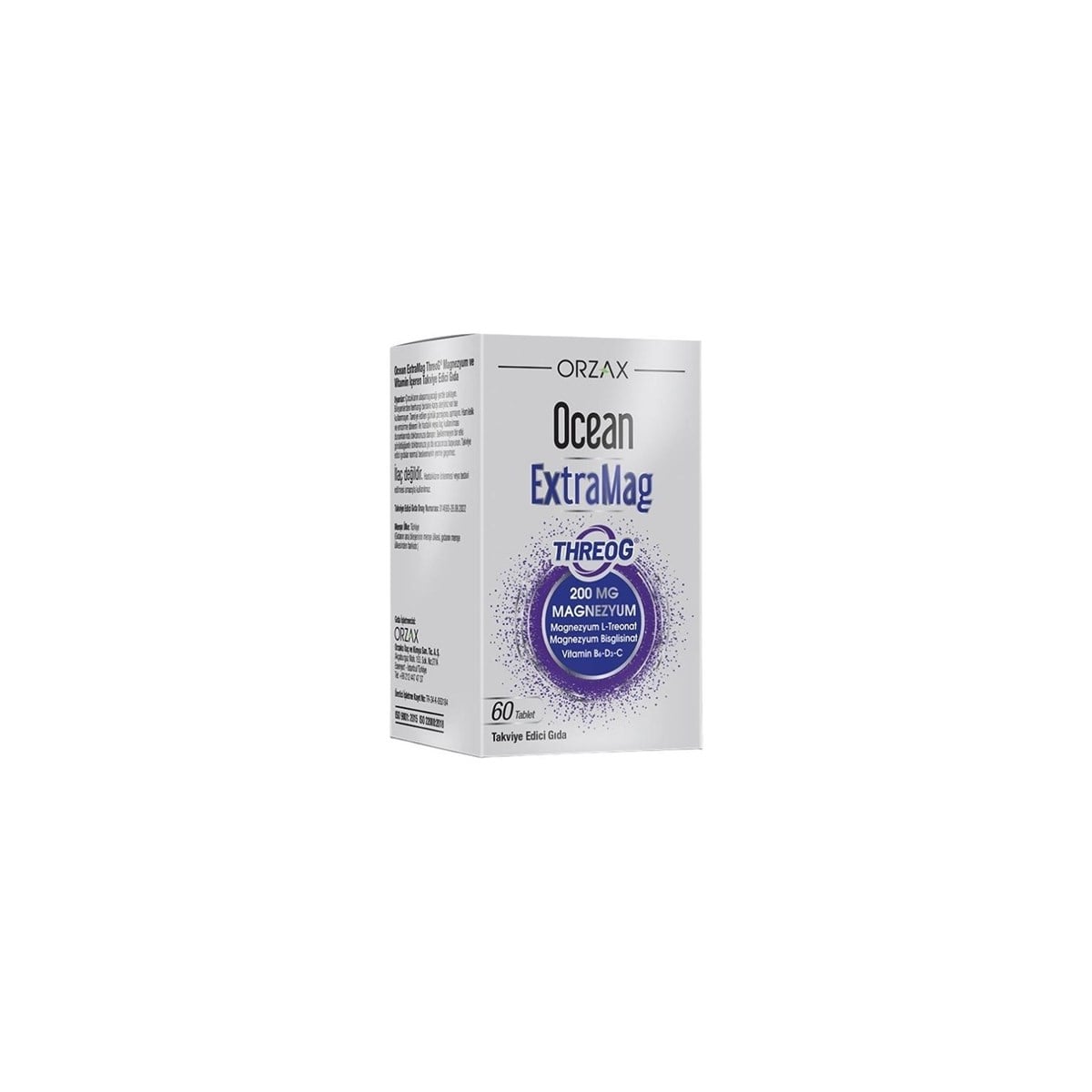 OCEAN Ocean Extramag Threog 200 mg Tablet 60'lı