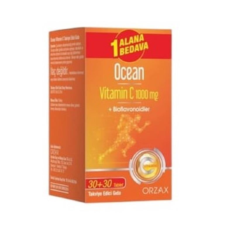 Ocean Ocean Vitamin C 1000 mg 30 Tablet - 1 Alana 1 Bedava