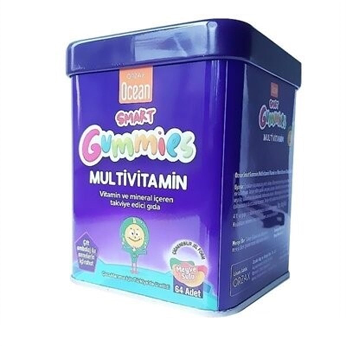 Ocean Smart Gumies Multivitamin Meyve Sulu Jel 64 Adet