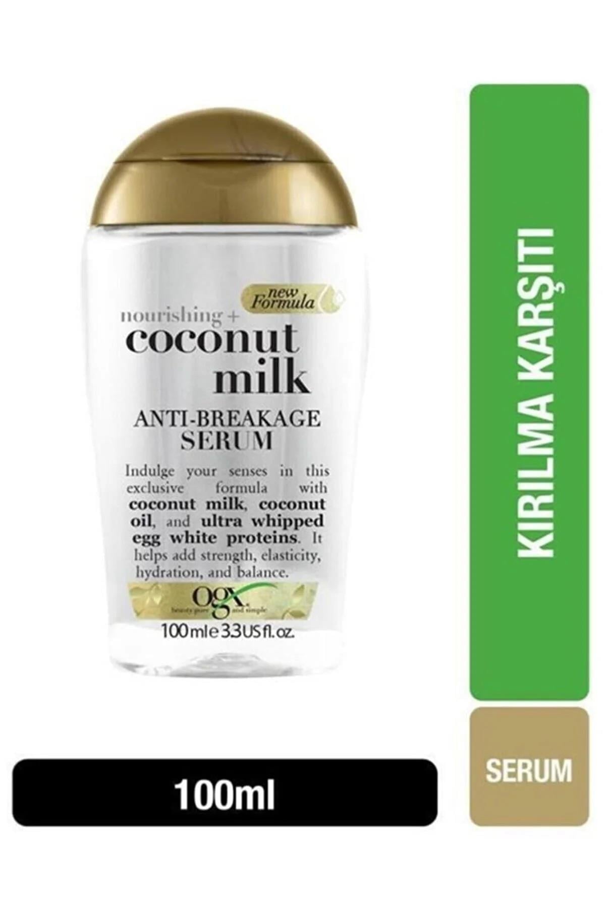 OGX OGX Saç Serumu Coconut Milk Hindistan Cevizi Sütü Kırılma Karşıtı 100 ml