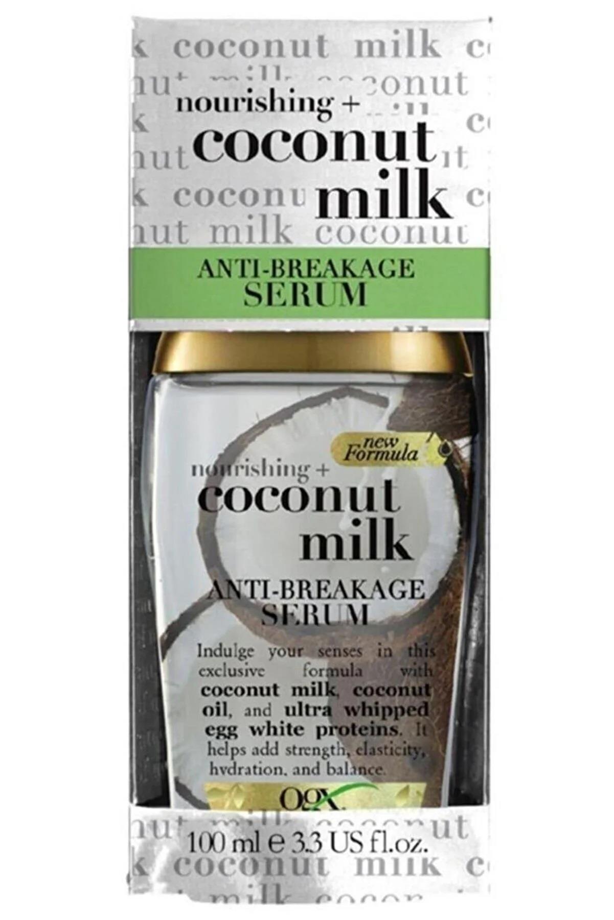 OGX OGX Saç Serumu Coconut Milk Hindistan Cevizi Sütü Kırılma Karşıtı 100 ml