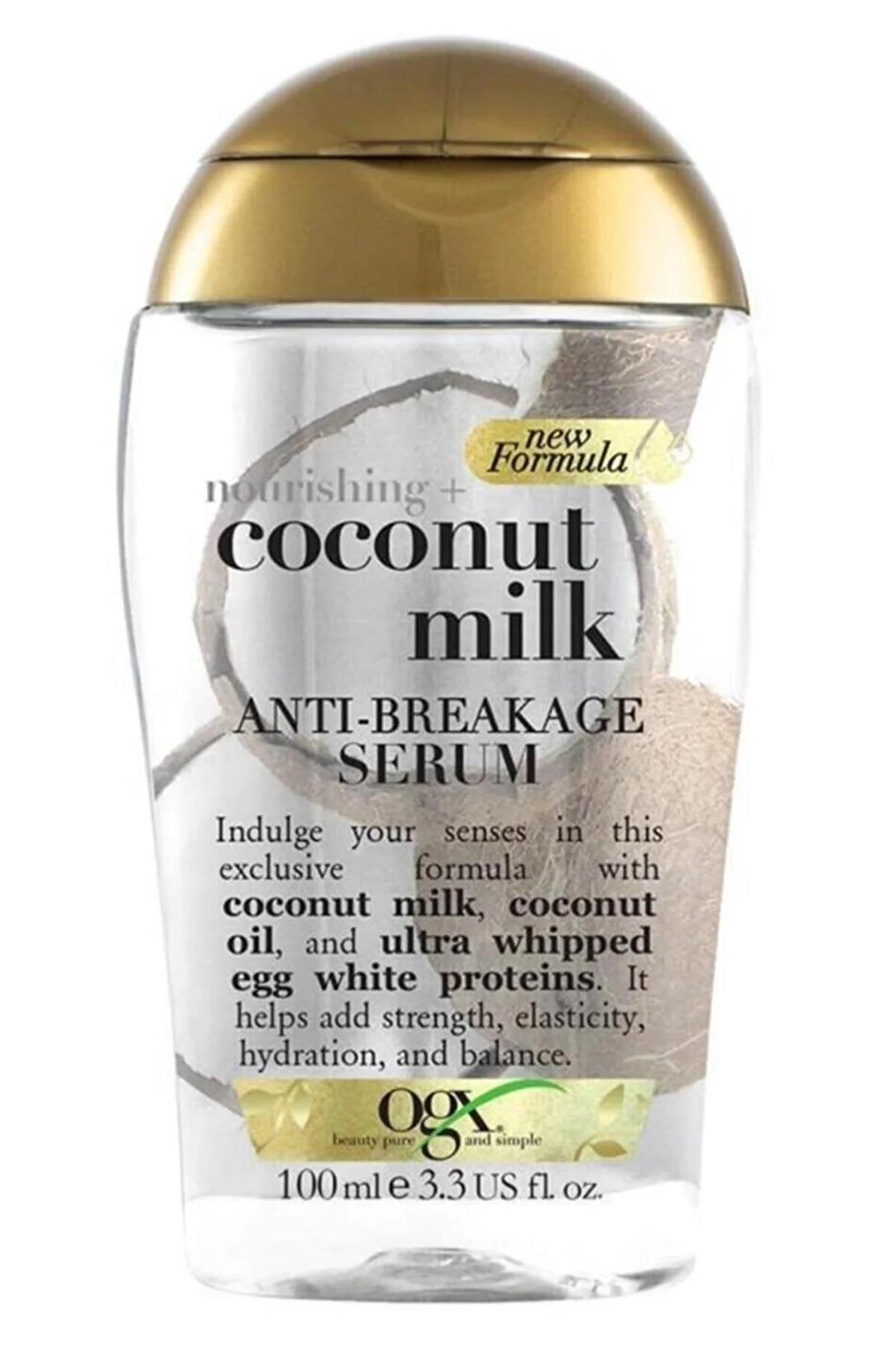 OGX OGX Saç Serumu Coconut Milk Hindistan Cevizi Sütü Kırılma Karşıtı 100 ml
