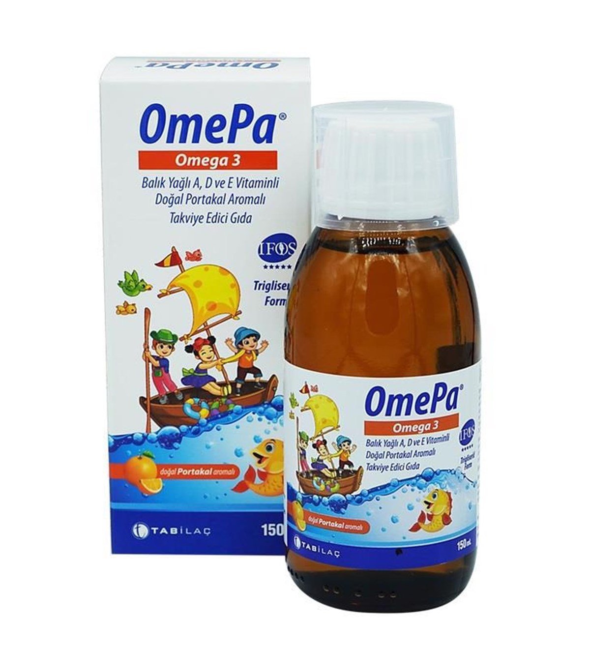 OMEPA Omepa Omega 3 Portakal Aromalı Şurup 150 ml