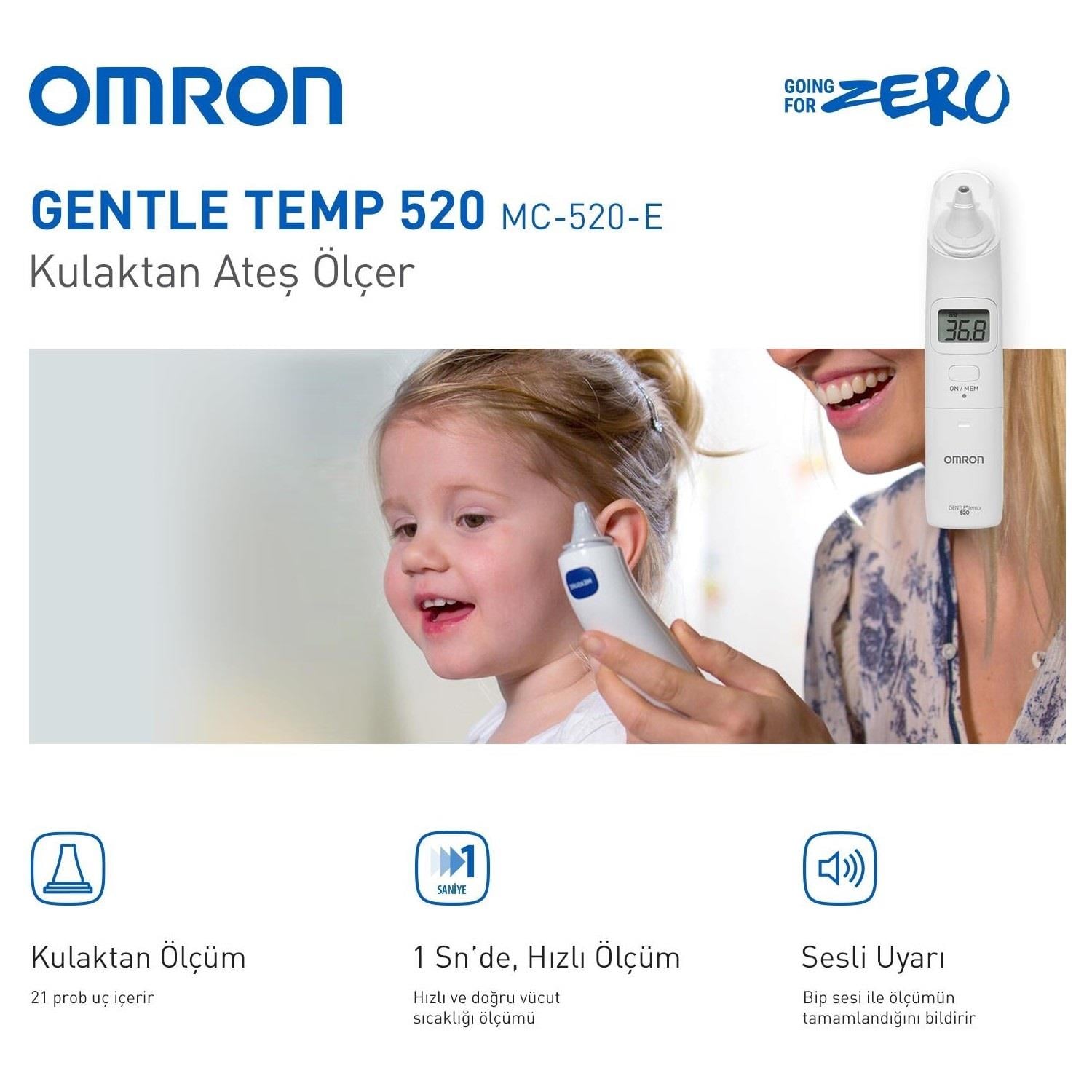 Omron Omron MC-520 Kulaktan Ateş Ölçer