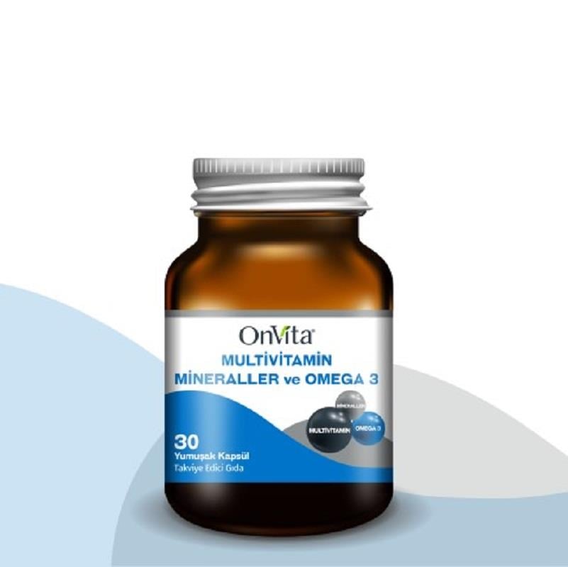 Onvita Onvita Multivitamin & Mineraller & Omega 3 30 Kapsül