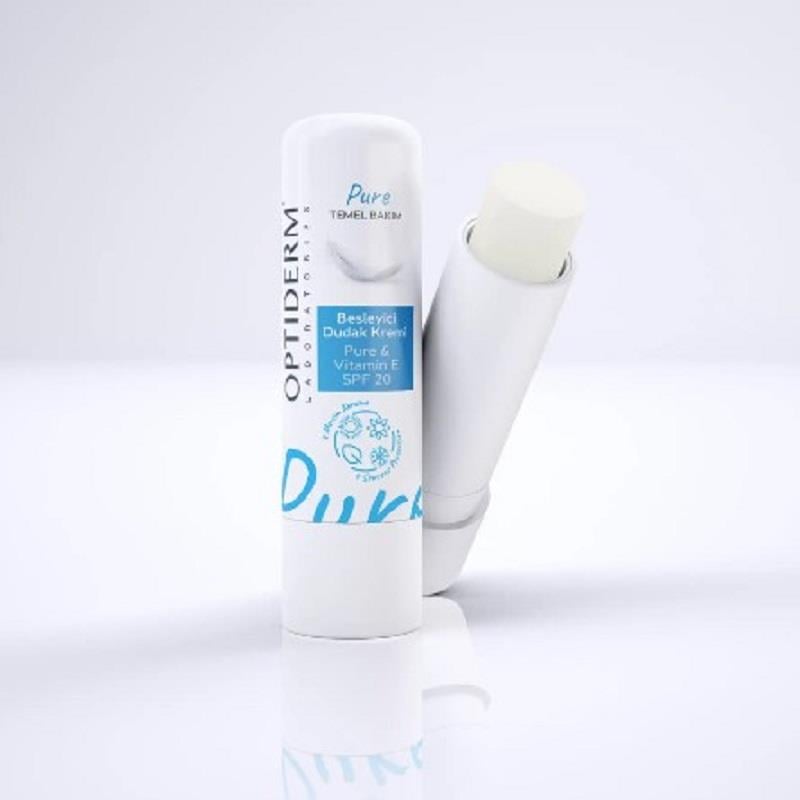Optiderm Optiderm Lip Stick E Vitaminli SPF20+ Natural