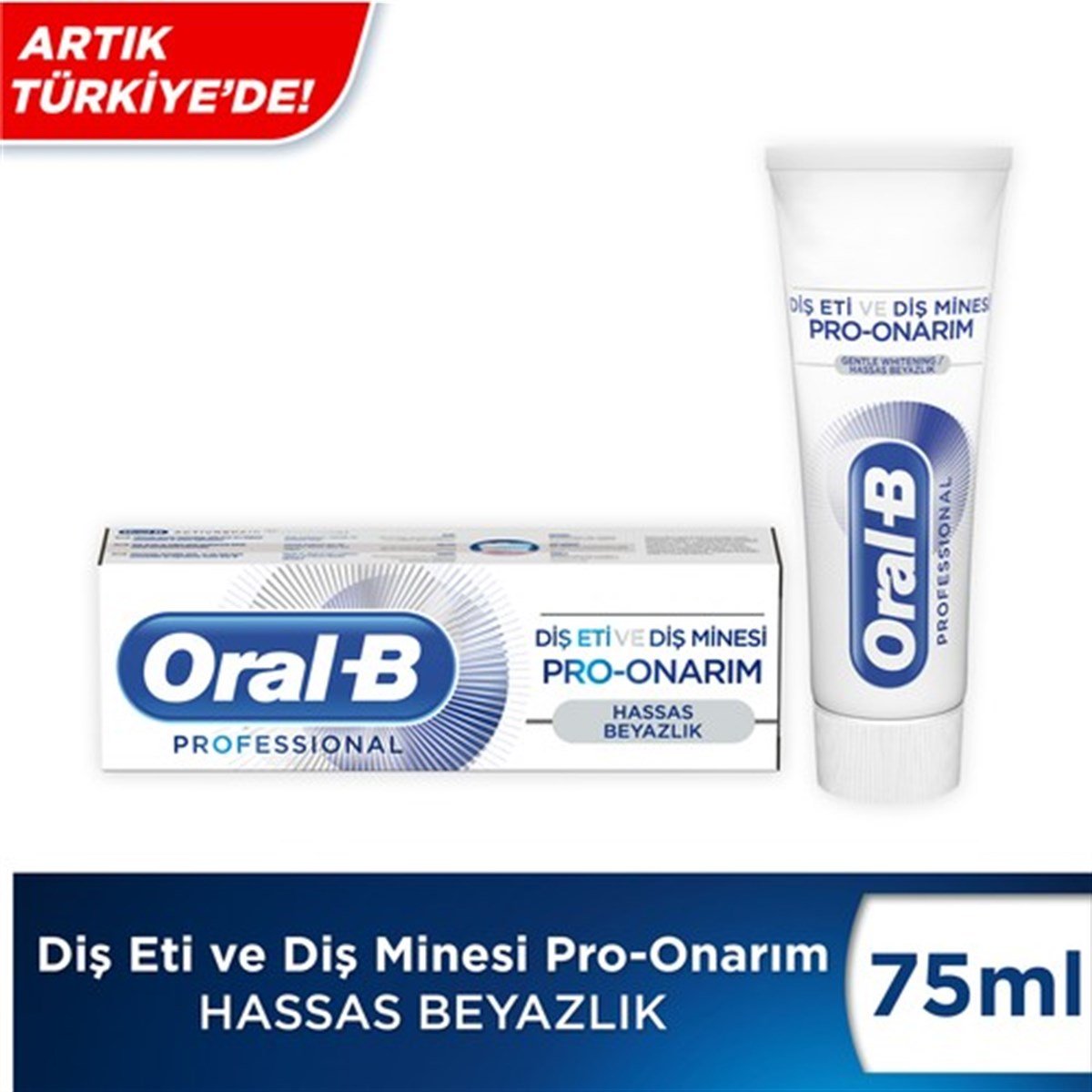 Oral-B Diş Eti ve Minesi Onarım Hassas Beyazlık Diş Macunu 75 ml