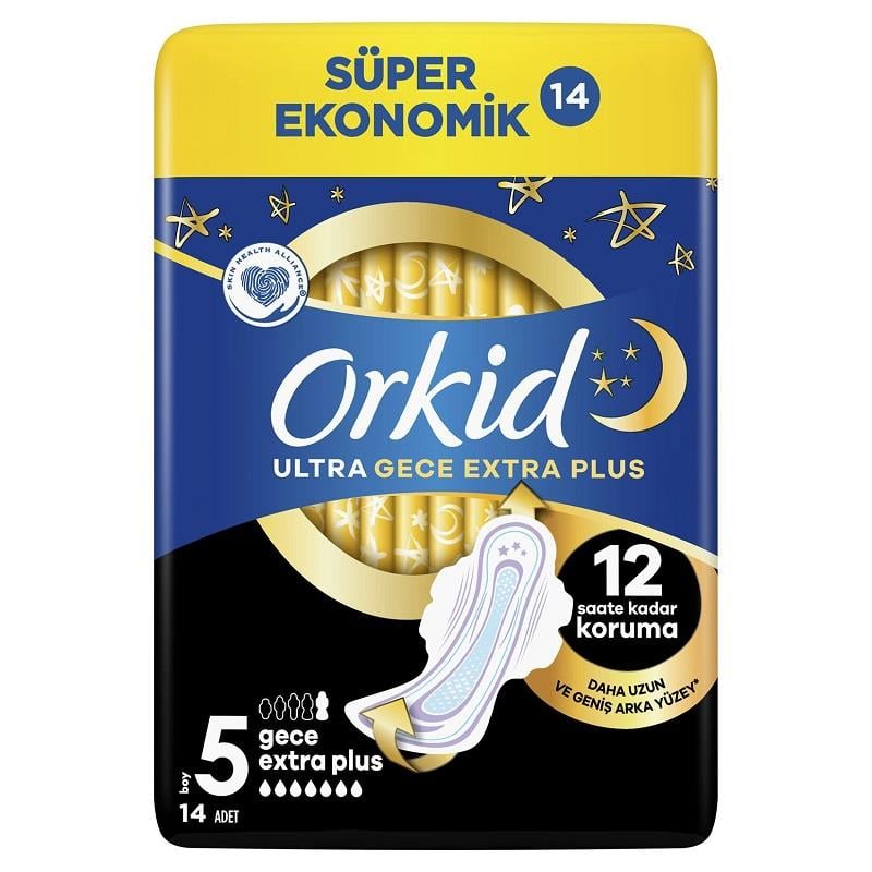 Orkid Orkid Ultra Gece Extra Plus No: 5 14'lü