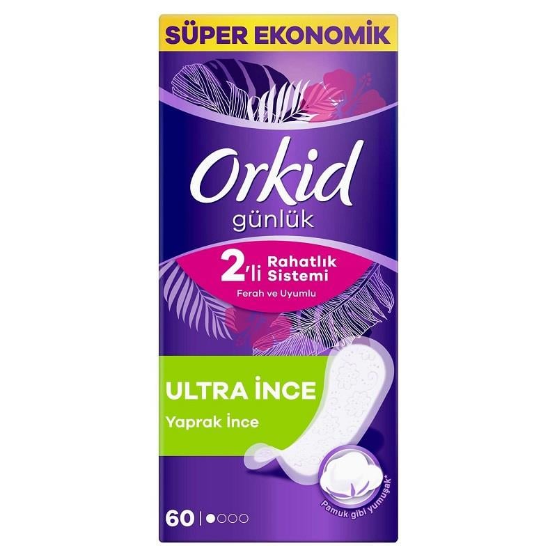 Orkid Orkid Yaprak Günlük Hijyenik Ped Normal Süper Ekonomik Paket 60'lı
