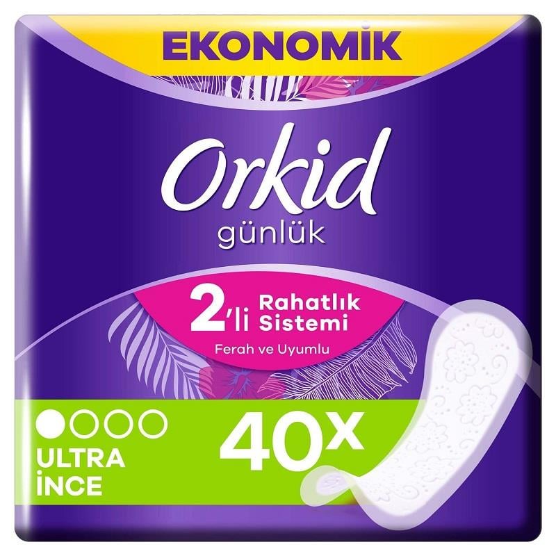 Orkid Orkid Yaprak Günlük Hijyenik Ped Normal Ekonomik Paket 40'lı