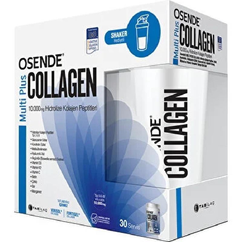OSENDE Osende Multi Plus Collagen 10000 mg 30 Saşe - Shaker Hediye