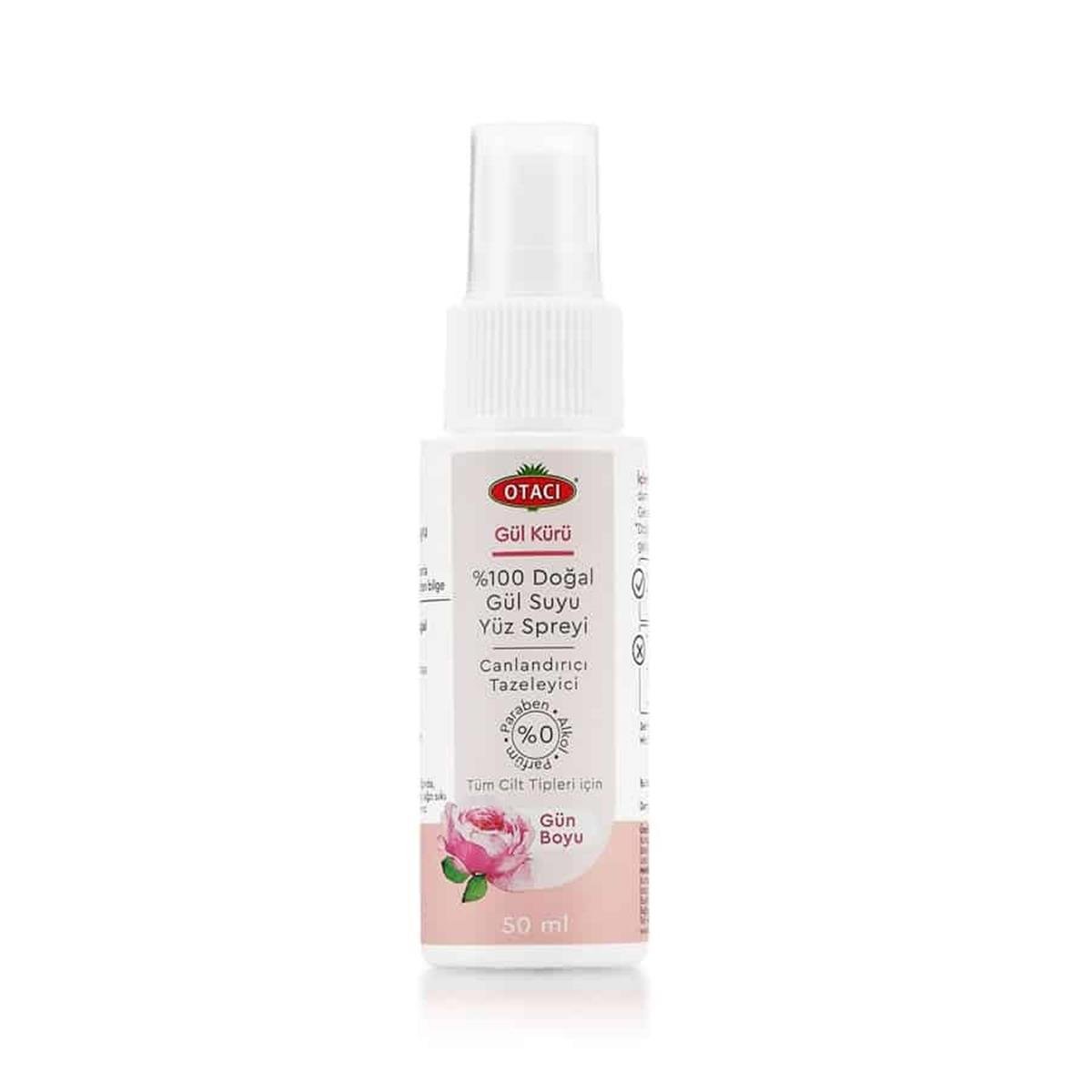 OTACI Otacı Gül Kürü %100 Doğal Gül Suyu Yüz Spreyi 50 ml
