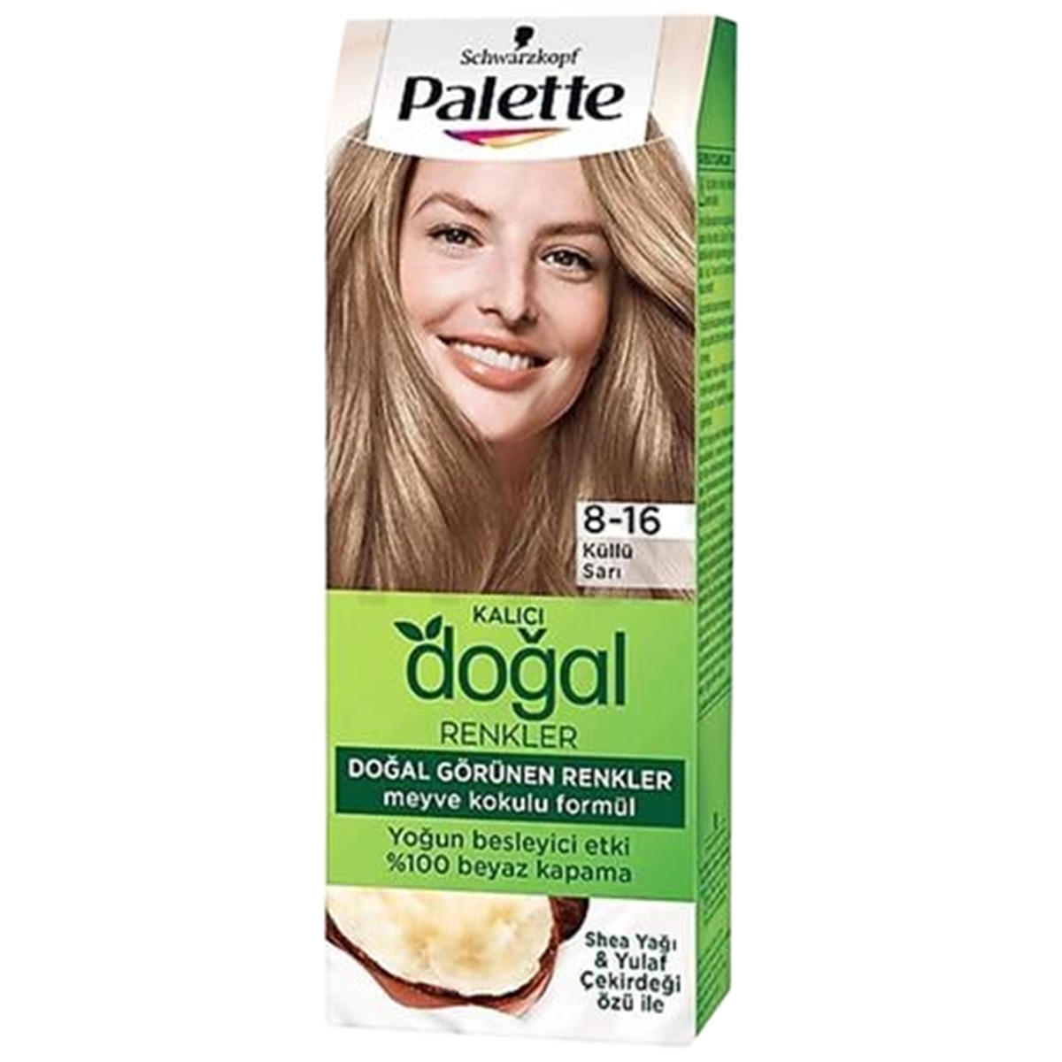 Palette Palette Natural Doğal Renkler Saç Boyası - 8-16 Küllü Sarı