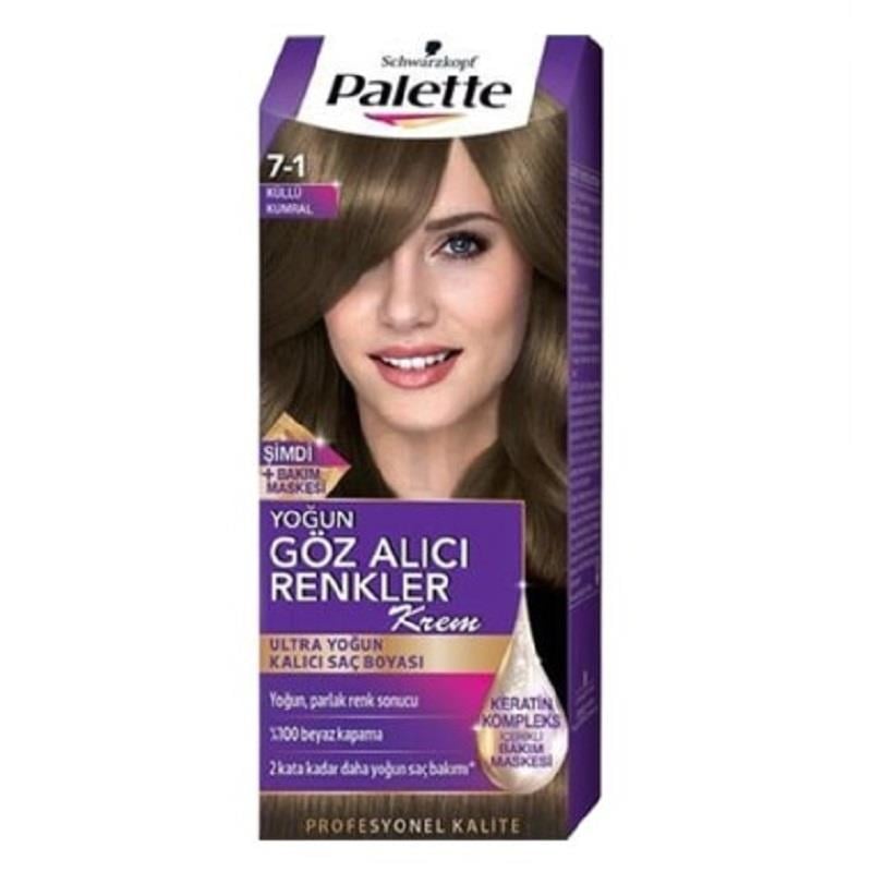 Palette Palette Natural Saç Boyası Göz Alıcı Küllü Kumral 7-1