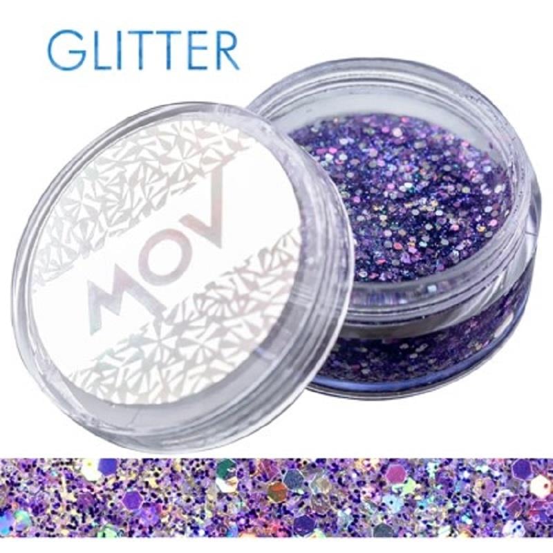 PEMOVO Mov Face & Body Glitter Jel No: 1 - Mor