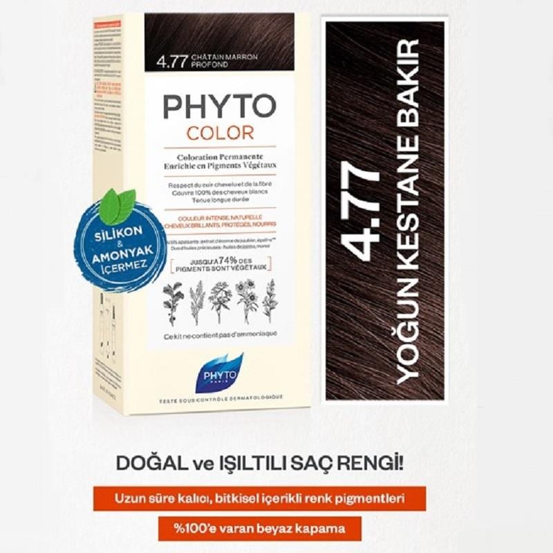 phyto Phyto Color Saç Boyası 4.77 Yoğun Kestane Bakır