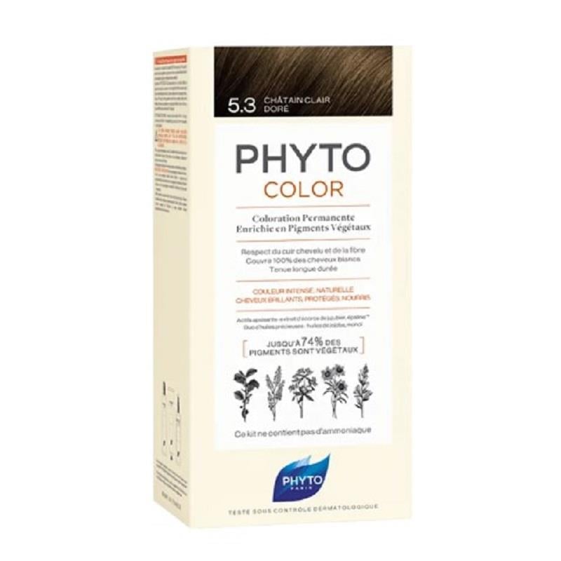 phyto Phyto Pytocolor Sensitive 5.3 Dore Açık Kestane