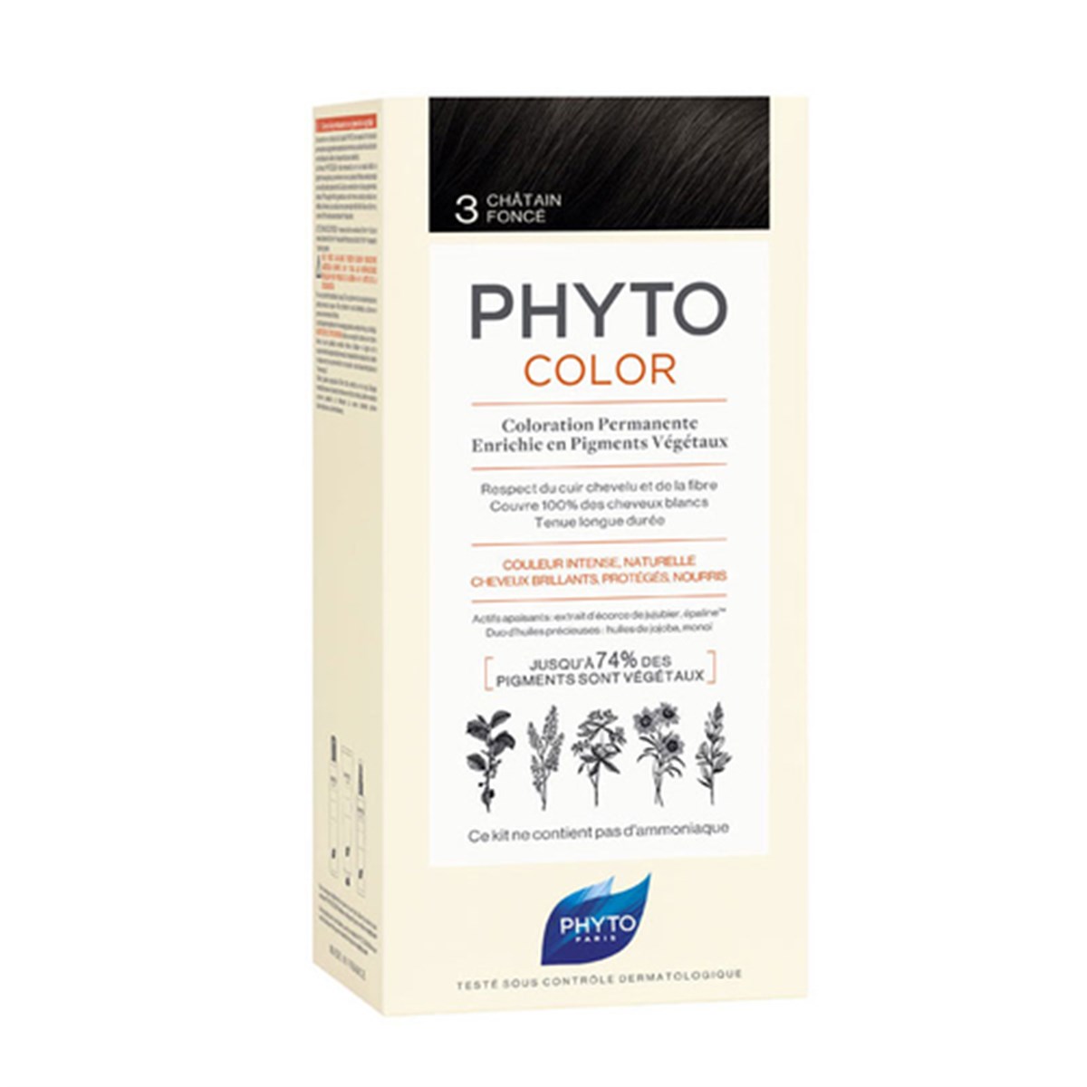 Phyto Phytocolor Bitkisel Saç Boyası - 3 Koyu Kestane