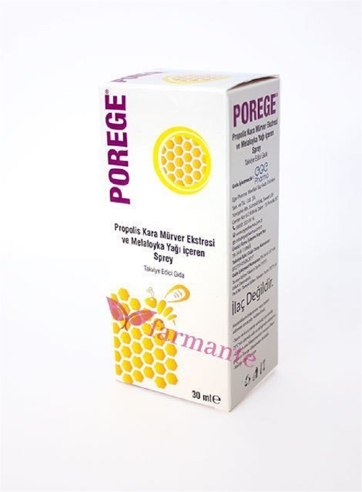 POREGE Porege Propolis Boğaz Spreyi 30 ml