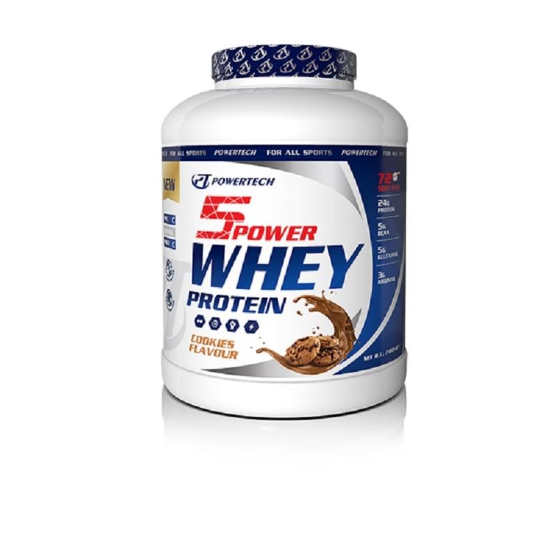 Powertech Powertech 5power Whey Protein Tozu Kurabiye Aromalı 72 Servis 2160 gr