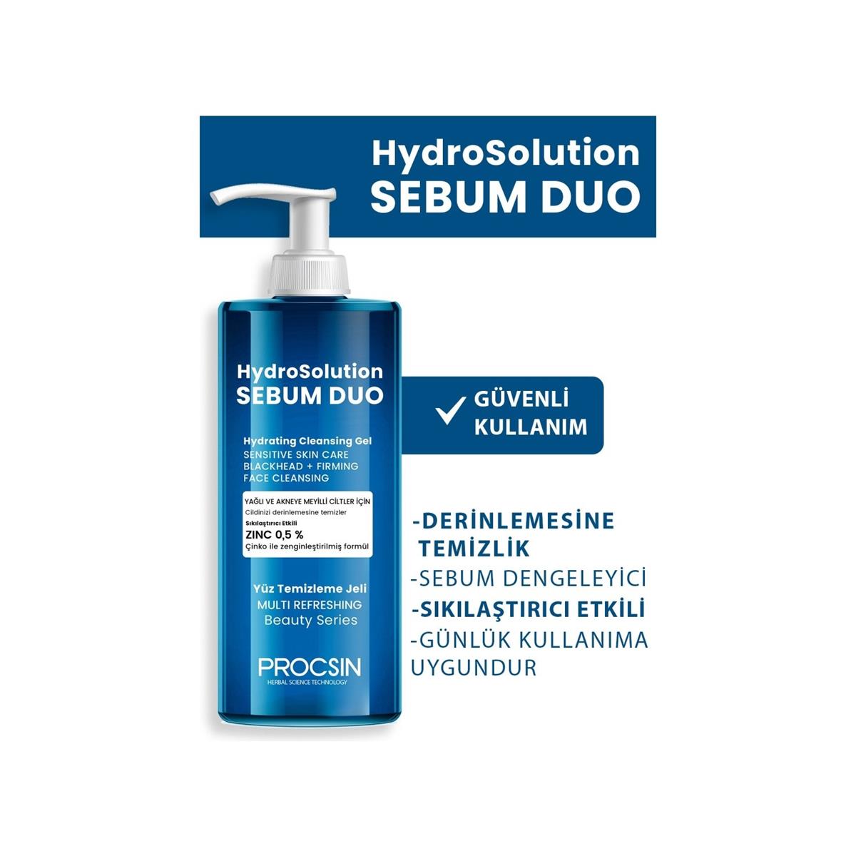 Procsin Procsin Hydrosolution Yüz Temizleme Jeli 400 ml
