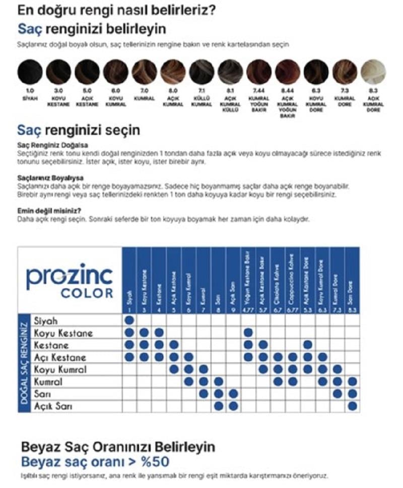 Prozinc Prozinc Color Saç Boyası - 8.3 Light Golden Blonde
