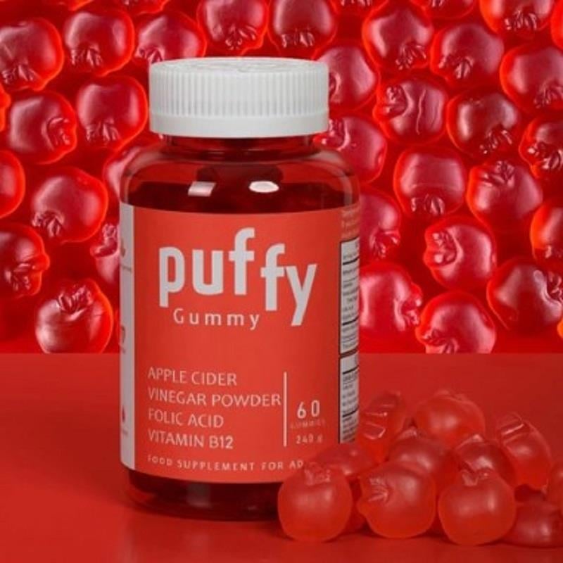 Puffy Puffy Gummy Kilo Kontrolü Enerji Bağışıklık ve B12 60 Gummy