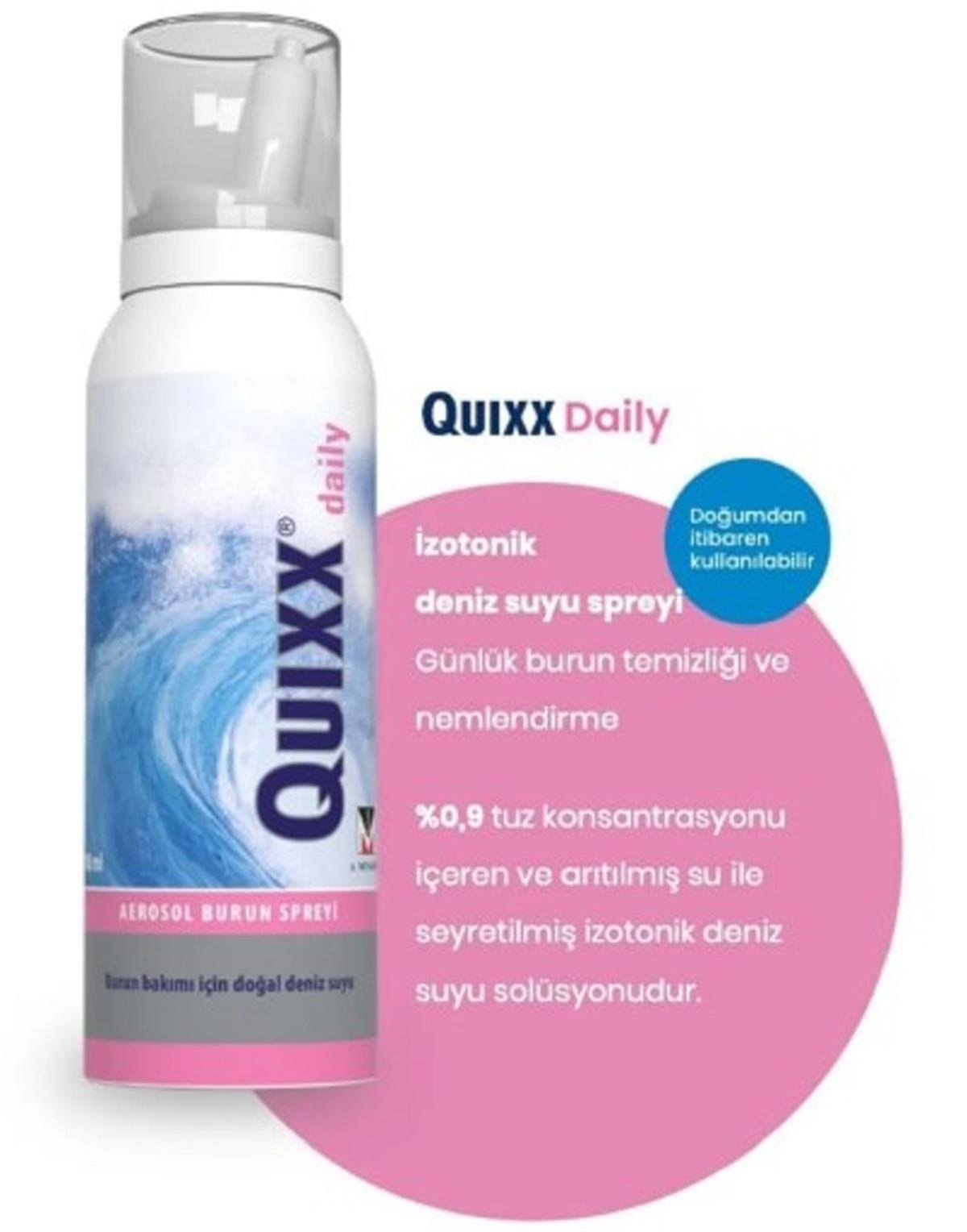 Quixx Quixx Daily Aerosol Burun Spreyi 100 ml