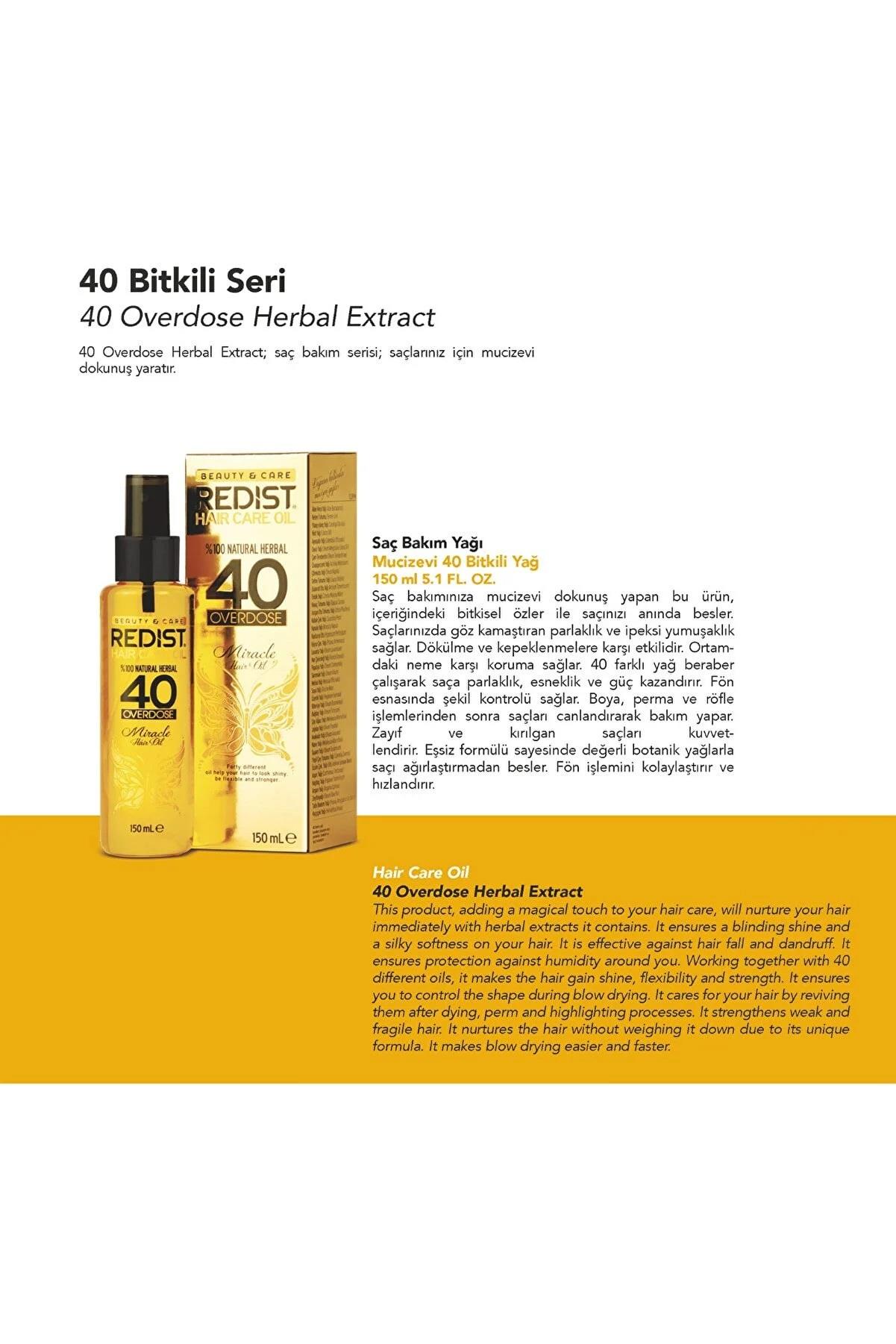 Redist Redist Bitkisel Saç Bakım Yağı 150 ml