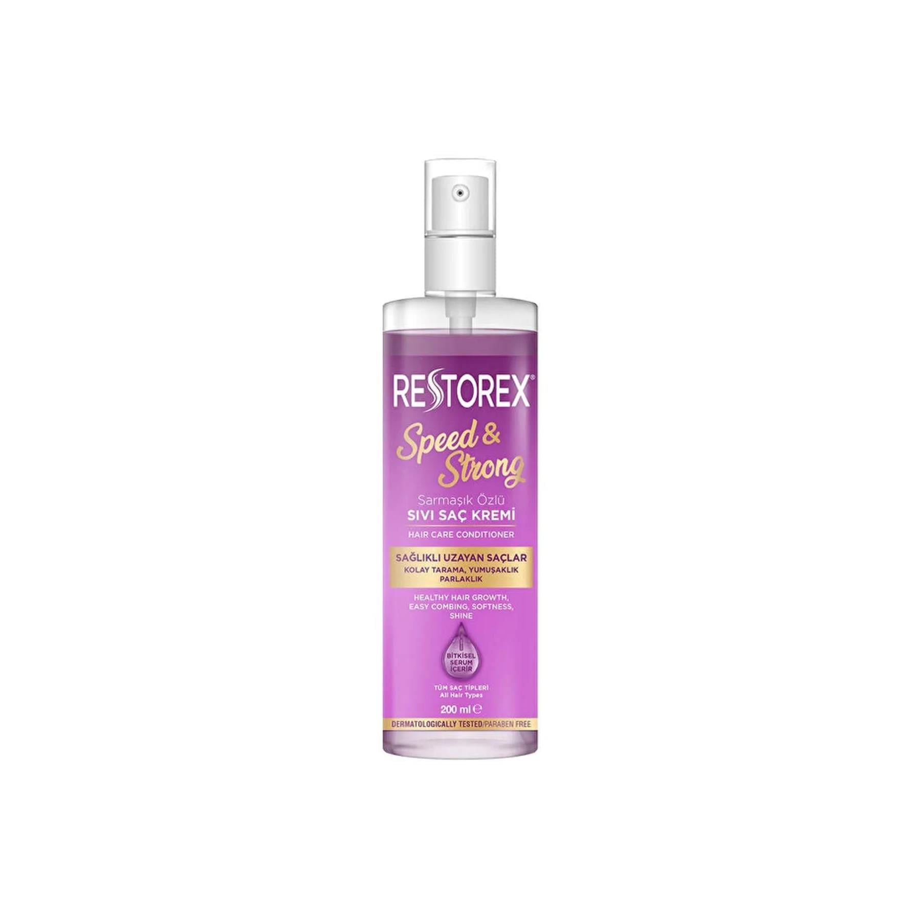Restorex Restorex Sağlıklı Uzama Etkili Işıltılı Bakım Sıvı Saç Kremi 200 ml