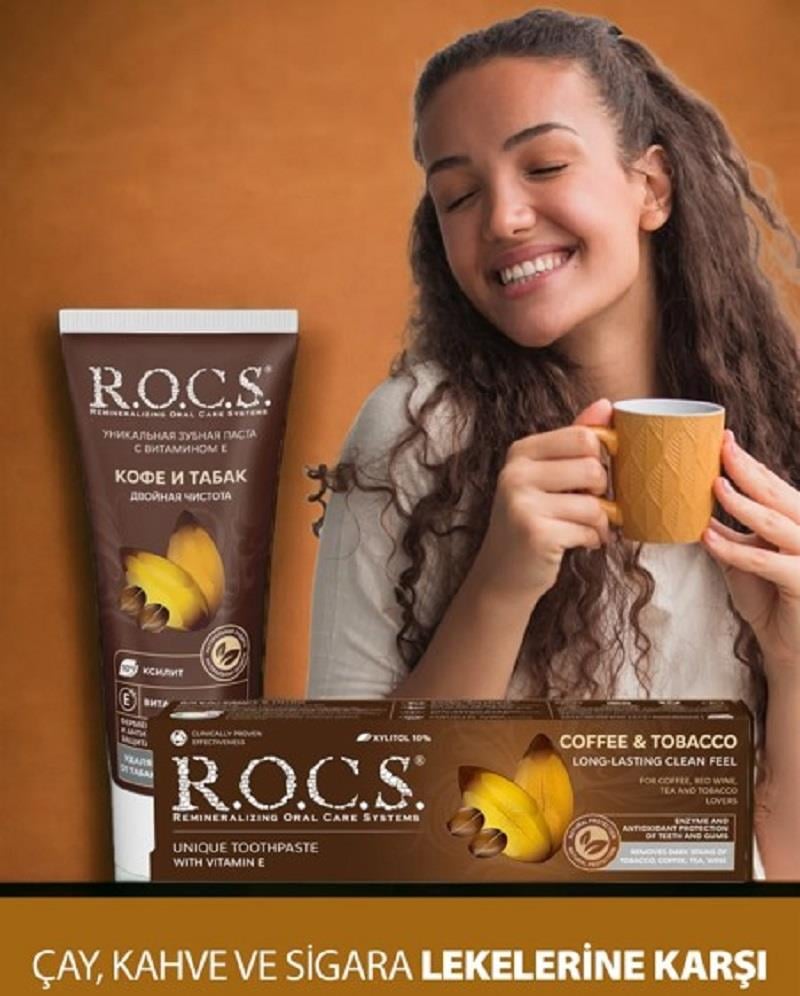 Rocs Rocs Coffee & Tobacco Diş Macunu 74 gr