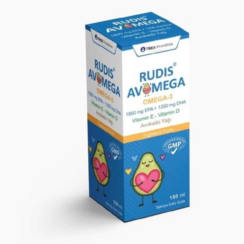 Rudis Avomega Rudis Avomega Omega 3 Şurup 150 ml