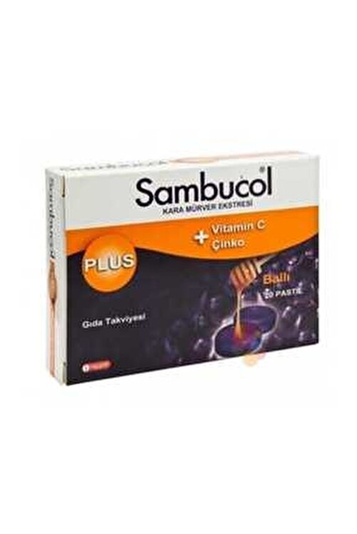 SAMBUCOL Sambucol Plus Kara Mürver Ekstresi 20 Pastil