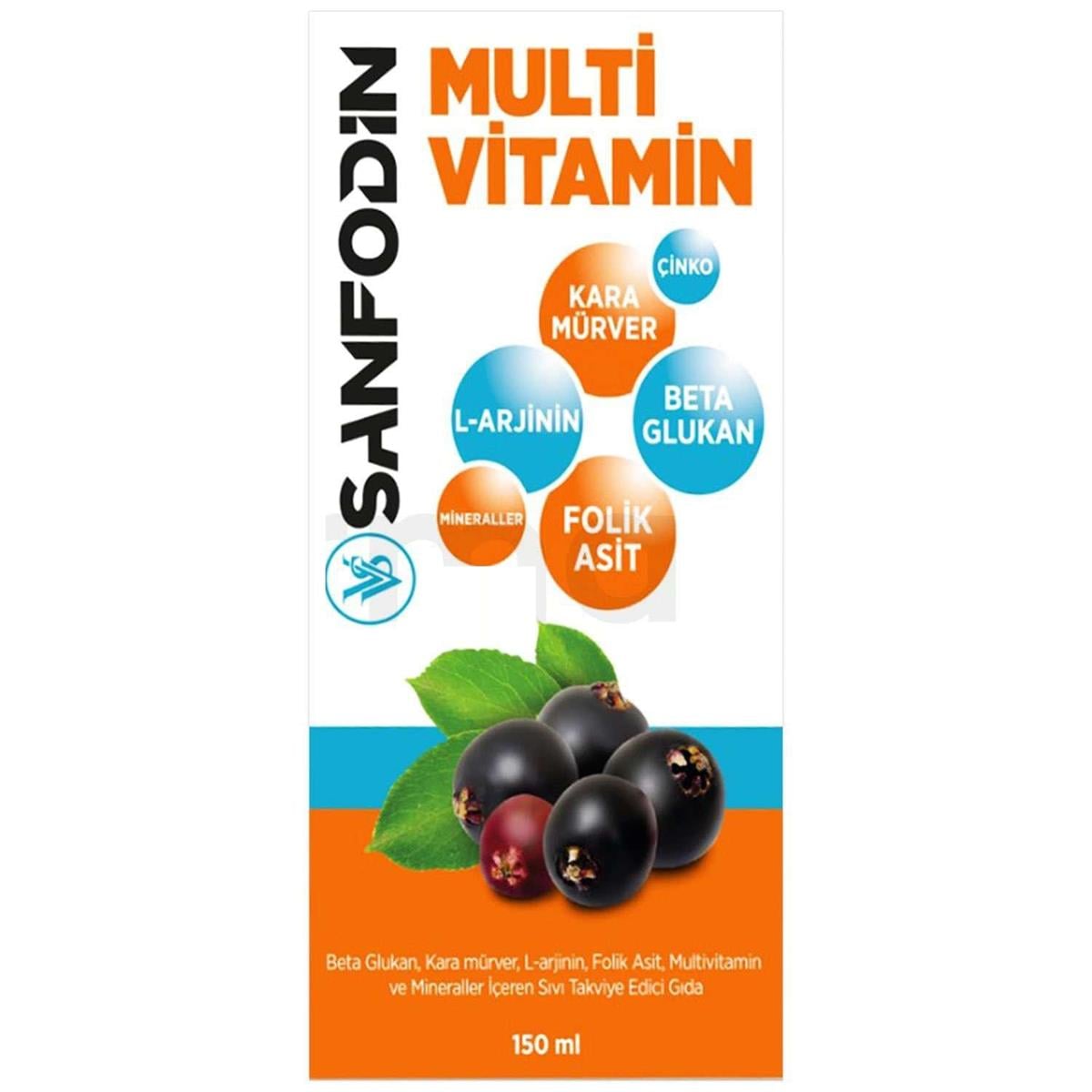 Sanfodin Sanfodin Multvitamin Şurup 150 ml