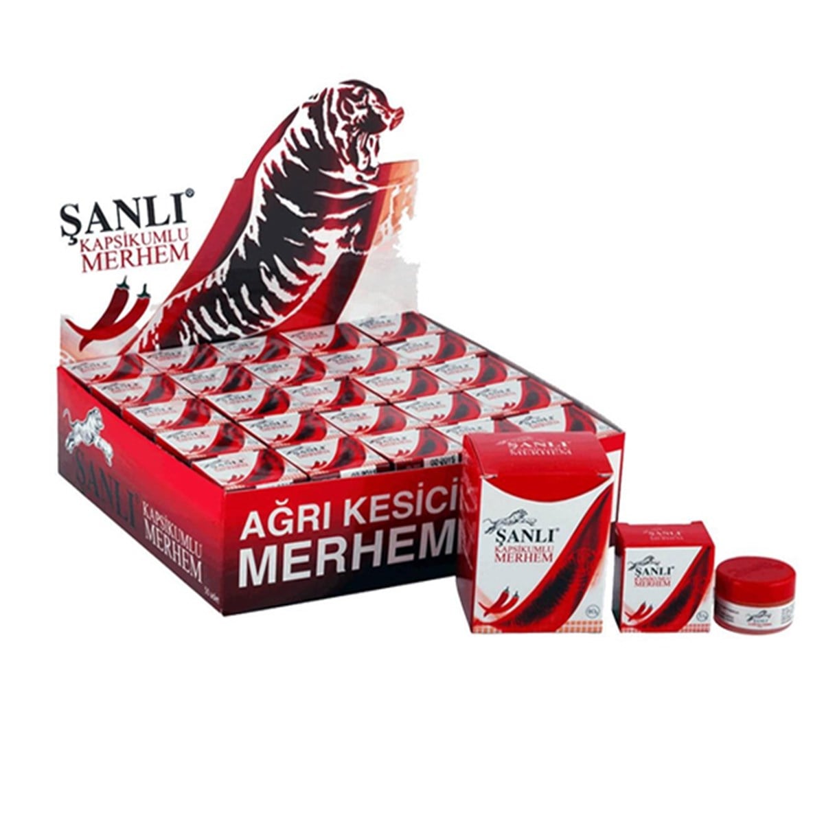 ŞANLI Şanlı Kapsikumlu Merhem 3,5 gr - 50'li Paket