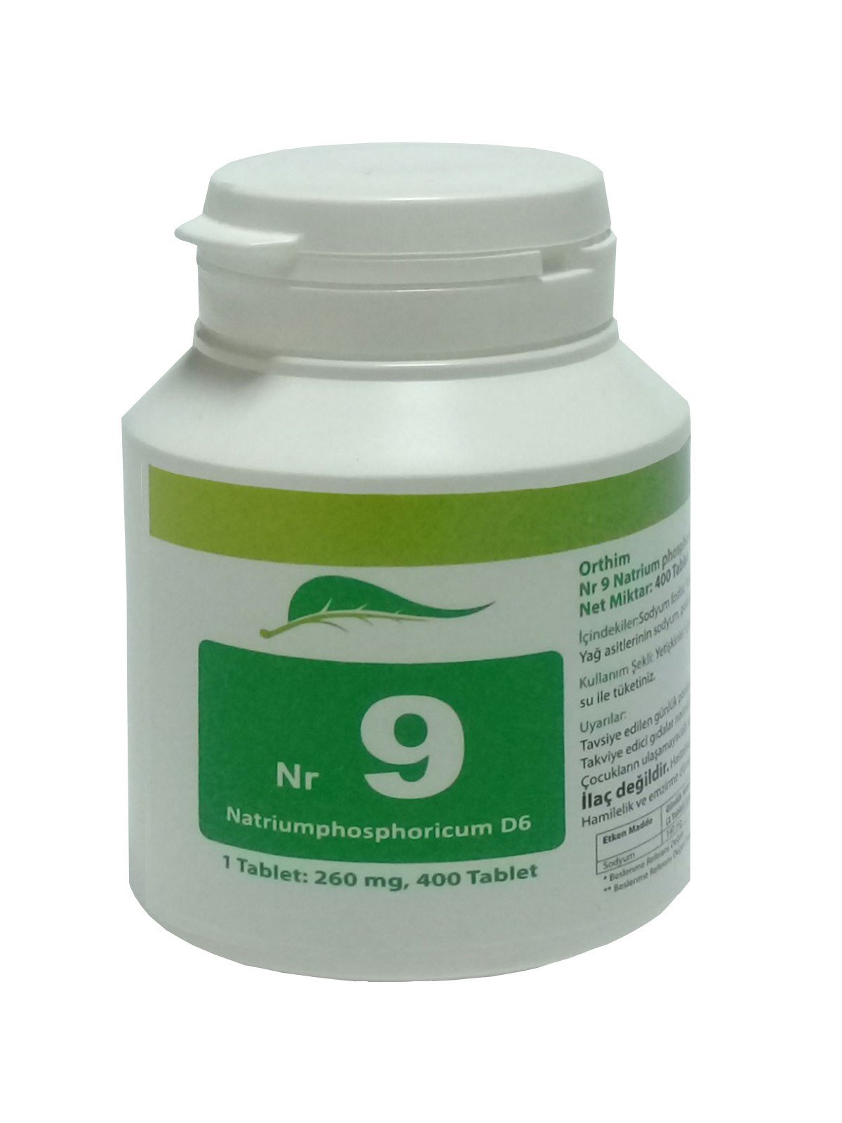 Schüssler Schüssler Tuzları No: 9 Natriumphosphoricum D6