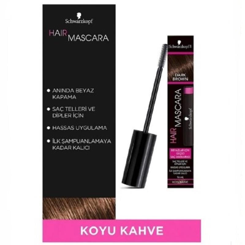 Schwarzkopf Schwarzkopf Hair Mascara Koyu Kahve