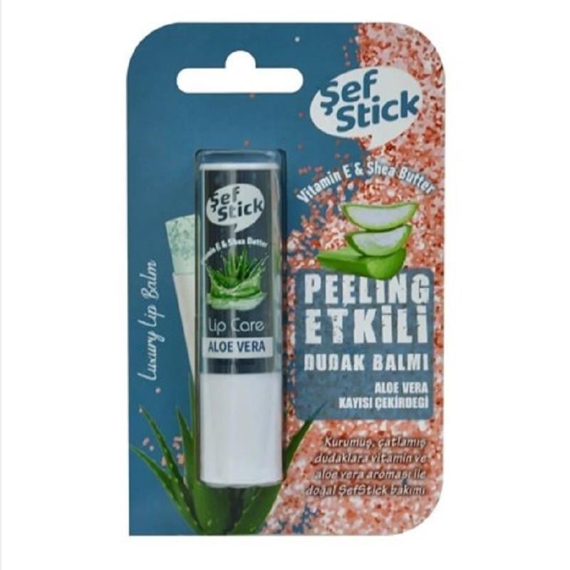 Şef Stick Şef Stick Aloe Vera Peeling Etkili Lip Care