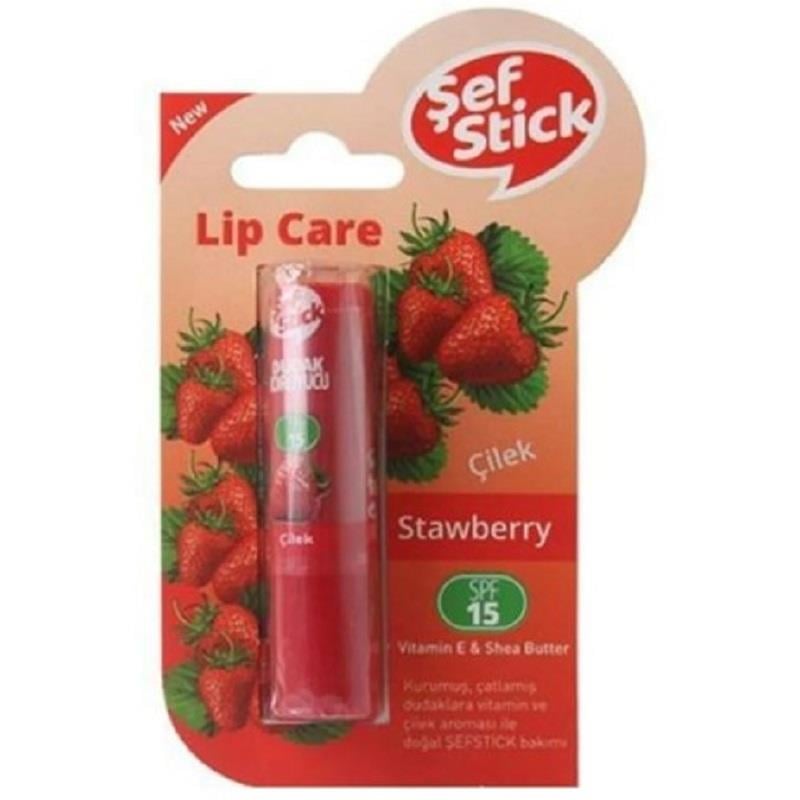 Şef Stick Şef Stick Lip Care - Çilekli